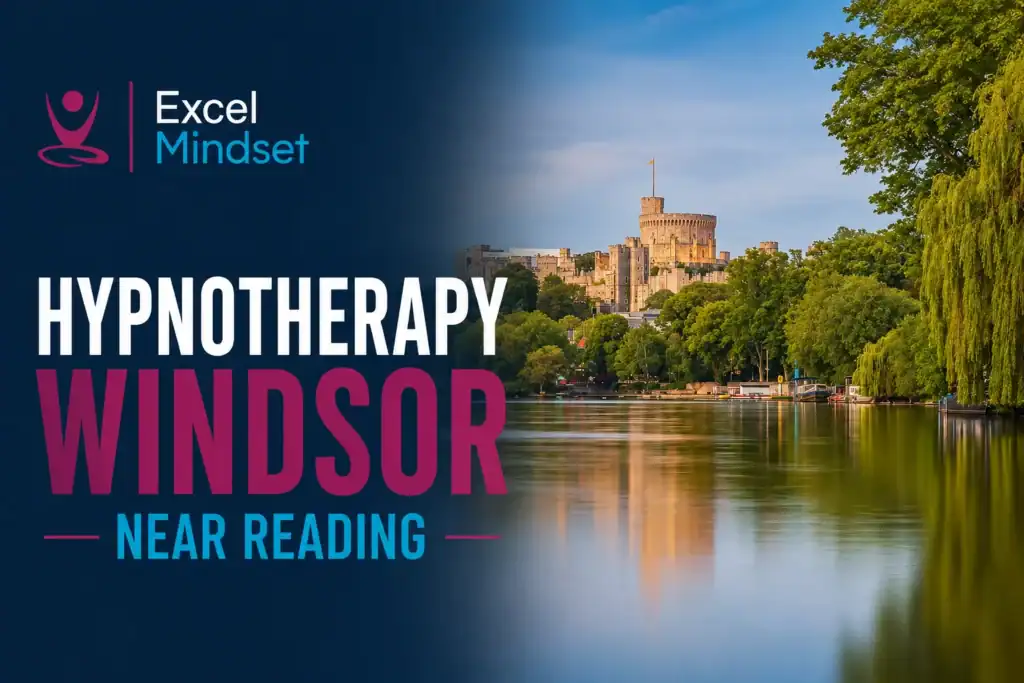 Hypnotherapy Windsor near Reading – Excel Mindset, featuring Windsor Castle and the River Thames.